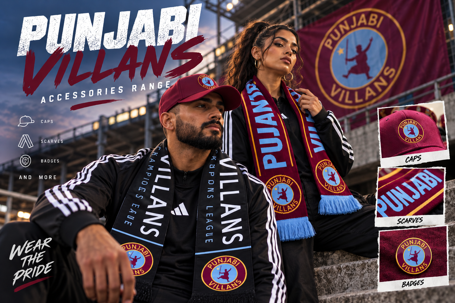Accessories Range — Punjabi Villans merchandise